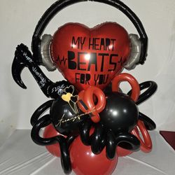 Heart Balloon Valentine's Bouquet 