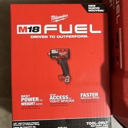 Milwaukee M18 FUEL Gen-2 18V Lithium-Ion Brushless Cordless Mid Torque 1/2 in. Impact Wrench w/Friction Ring (Tool-Only)