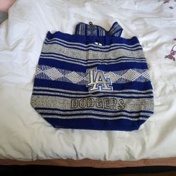 Dodgers Woven Backpack 
