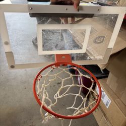 Spalding NBA Slam Jam Over The Door Mini Basketball Hoop