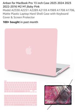 MacBook Pro 13-inch Hard Shell Case Baby Pink