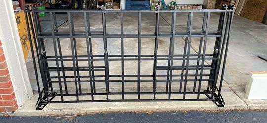 Purple Band Metal Bed Frame- King