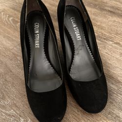 Super cute Women’s Colin Stuart black wedges size 8 