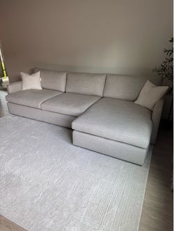 Crate and Barrel Sectional couch