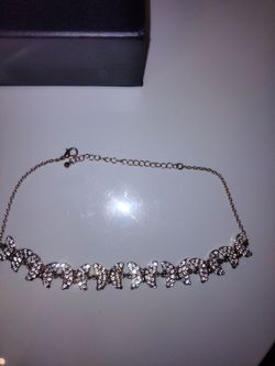 Women gold necklace