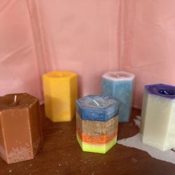 Hand Crafted Scented Octagon Candles