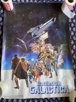Vintage Battle Star Galactica 1978 Poster
