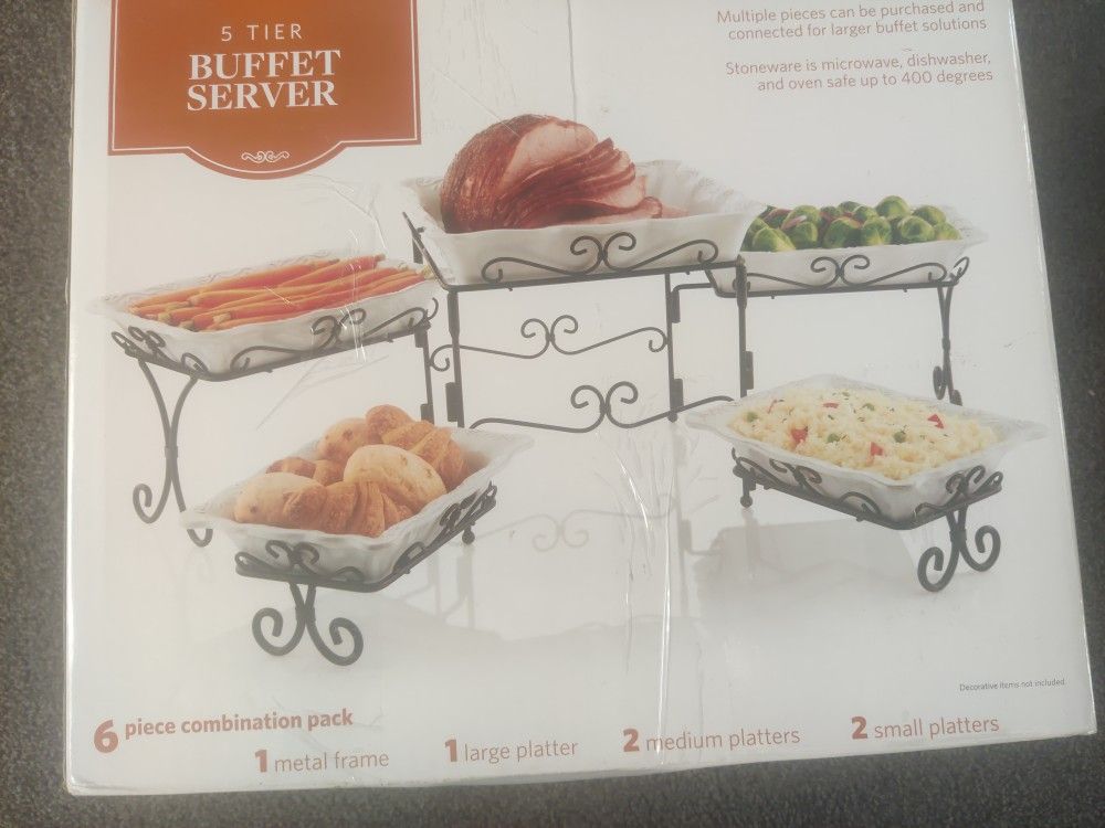 Buffet Server 5 Tier