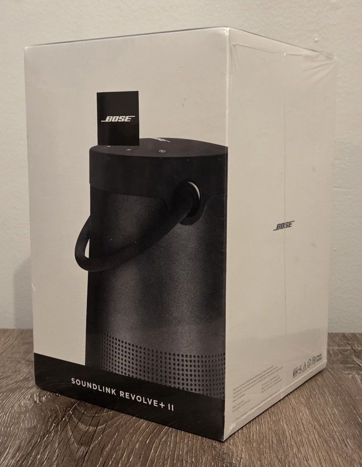 Bose SoundLink Revolve+ II Bluetooth Speaker, Water Resistant Portable Speaker, Black