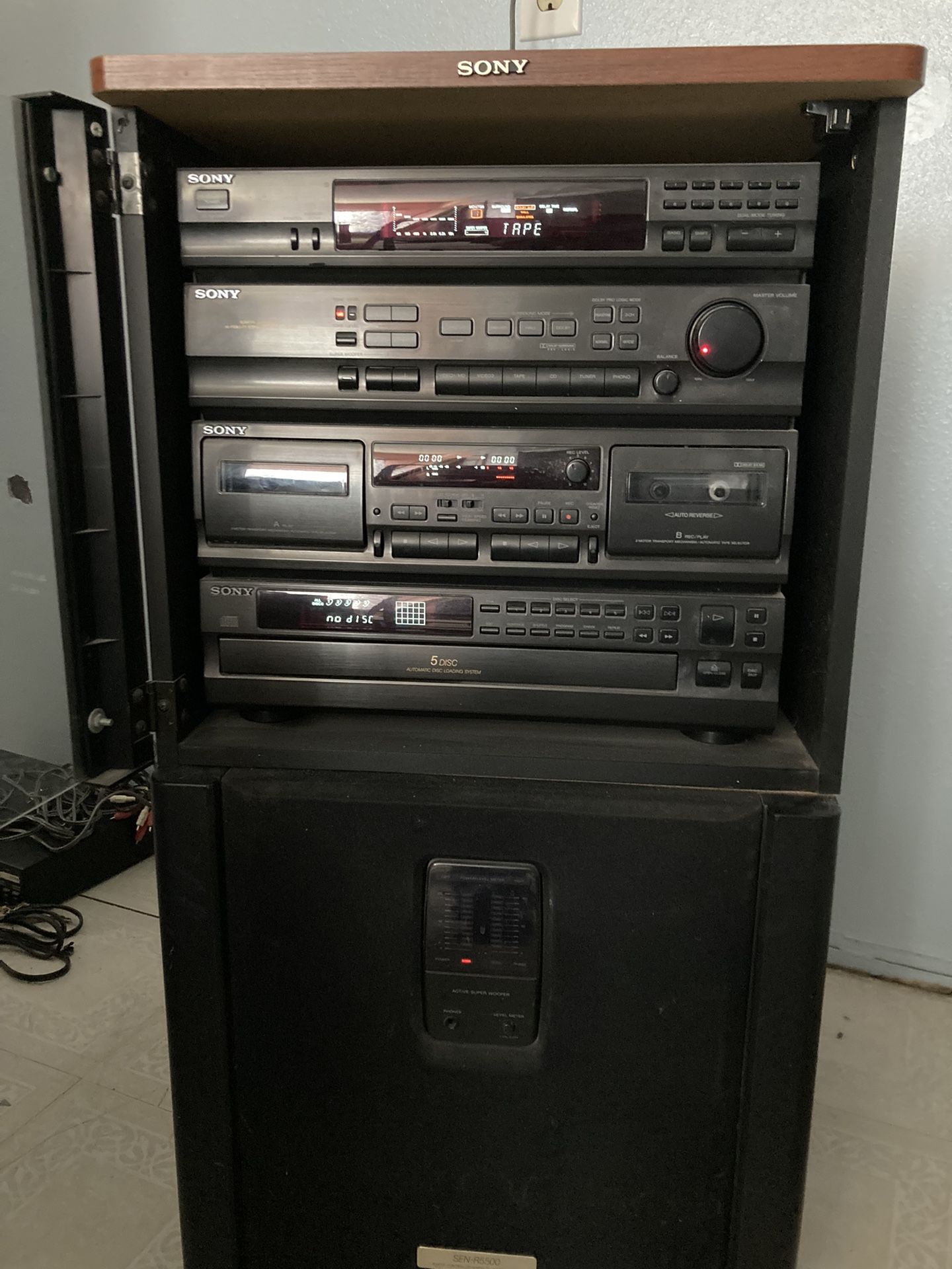 Sony Antique Stereo System