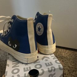 Blue Converse Comme Des Garçons PLAY