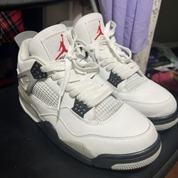 Jordan 4 White Cement