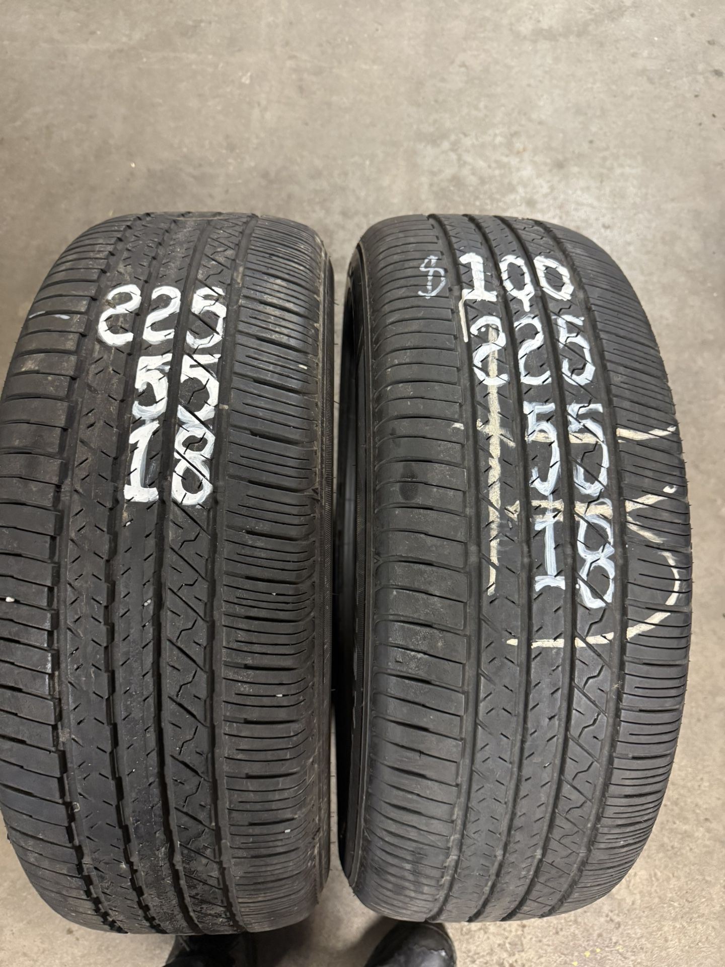 225/55 18 Pair Of Tires Brand Falken