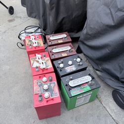 Golf cart batteries