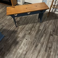 Knotty Pine Entry Bench