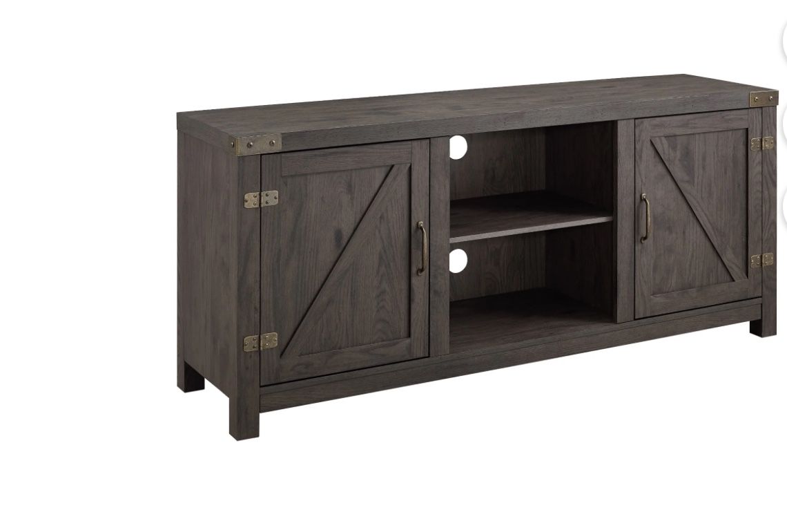 Brown 2 Doors TV Stand for TVs up to 65