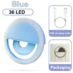 Selfie Ring light Clip for Phone or laptop