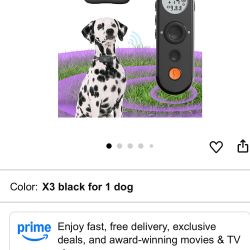 Wireless Dog Fence & Electronic Training Collar 2 in 1, 3500FT Wireless Fence, 6100FT Remote Training, 