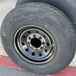 4 Trailer Tires And Rims 235x80-16 $520