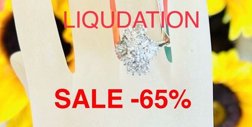 Diamond Ring  💍 2 Carats NATURAL DIAMONDS  💎 LIQUIDATION  SALE-65% FIND ANOTHER AT THIS PRICE ILL GIVE IT FOR $500 LESS !