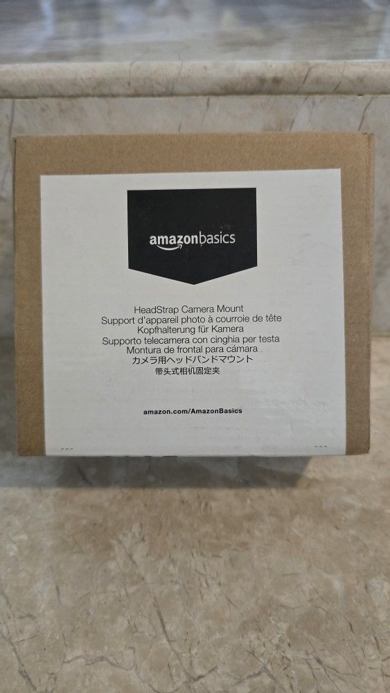 Amazon Basic - GoPro Type Head Strap Camera Mount - Brand New Open Box