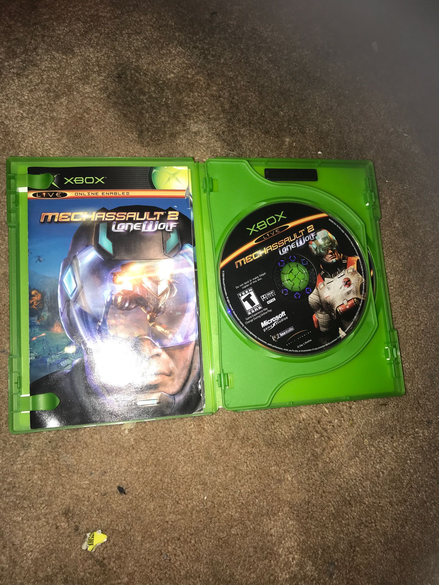 Xbox Limited edition Mechassault 2 / lone wolf
