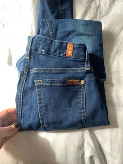 Seven for all mankind skinny ankle jeans 25