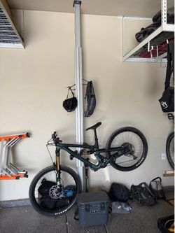 Floor-to-Ceiling Telescoping Bike Storage Rack – Holds 2 Bikes