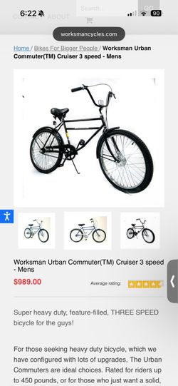 Worksman Bicycle made in USA