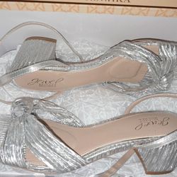 Badgley Mischka Silver Evening shoes/heels