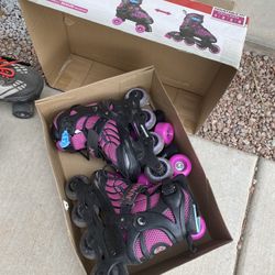 Roller Blades Adjustable Sizes 1-4 