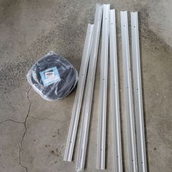 Garage door seal with track