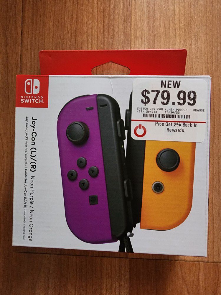 Nintendo Switch Joy Con Controllers Purple Orange for Sale in Honolulu, HI OfferUp
