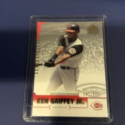 Ken Griffey Jr SP Authentic Gold Parallel 102/499 Cincinnati Reds HOF 2004