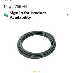 🛠️ General Wire 5/8” x 75’ Drain Cleaning Cable – Brand New in Box – Model #75EM4