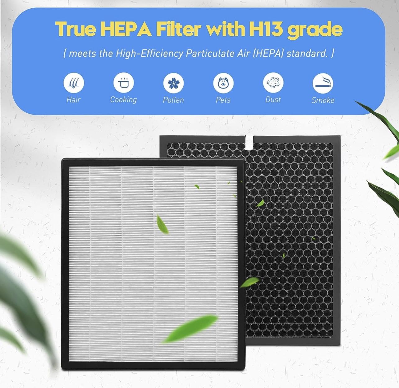 LV-PUR131 Replacement Filters Compatible with LEVOIT LV-PUR131