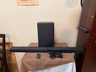 JBL BAR 2.1 Soundbar with Bluetooth and Wireless Subwoofer