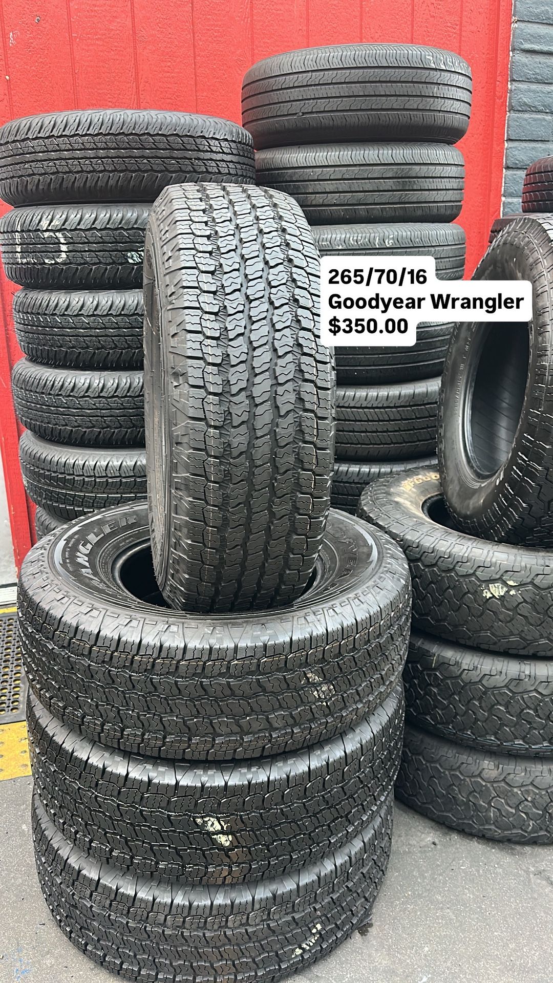 265/70/16 Goodyear Wrangler Semi New All Four 98 % TREAD LIFE | ❗Ask For Availability / Pregunta Por Disponibilidad ❗|