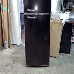 Chic Black Refrigerator