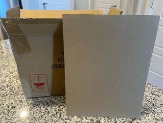 50pk 8.5x11 Cardboard Sheets  (Chandler)