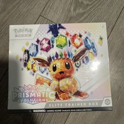 Pokémon Scarlet & Violet Prismatic Evolutions Elite Trainer Box