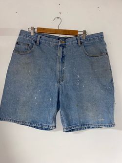 Men's Light Wash Denim Jean Shorts