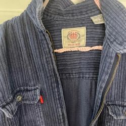 Vintage Bugle Boy Blue Corduroy “Shacket” size L