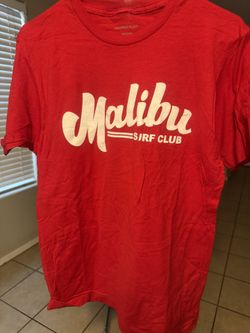 Malibu Surf Club t-shirts. (2 Avail) M or L Size- New Without Tags 