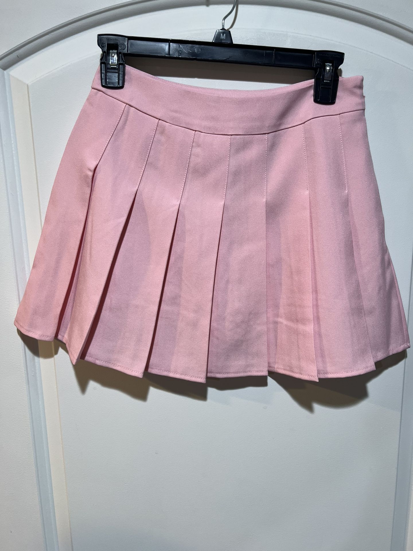 Fashion Women’s Size small S Pleated Skirt Skort Short Pink