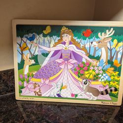 Melissa And Doug Wooden Princess Puzzle 