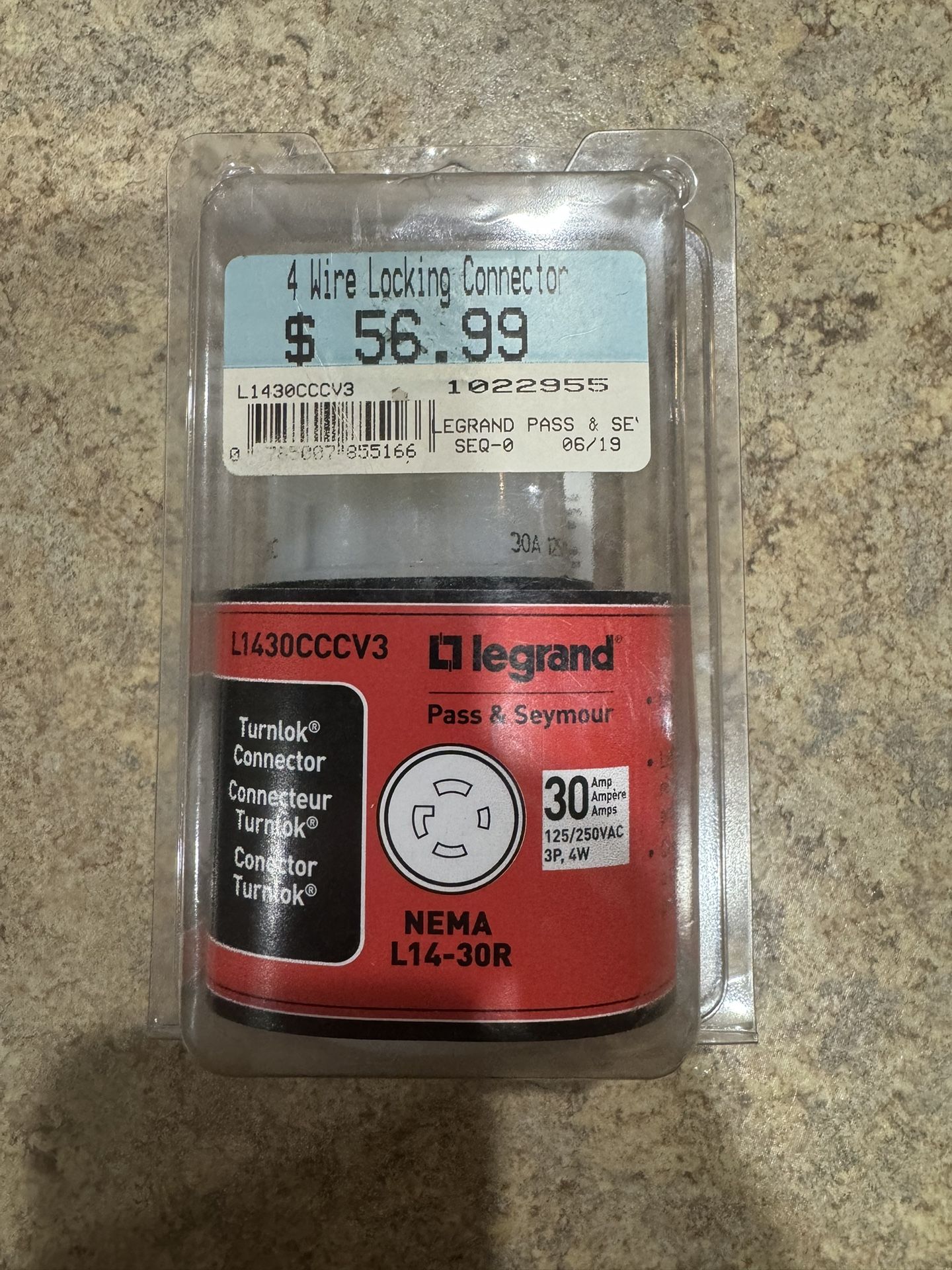 4 Prong Twist Lock Plug