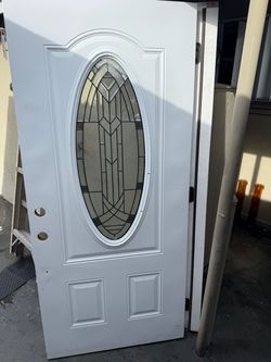 Hurricane door, used