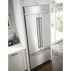 Brand New Kitchen Aid Built In 42” French Door Refrigerator 