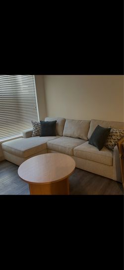 Couch is from living spaces